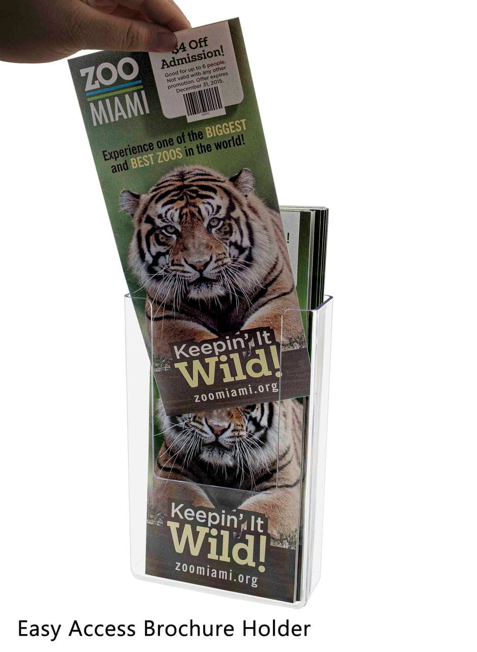 Magnetic literature holder