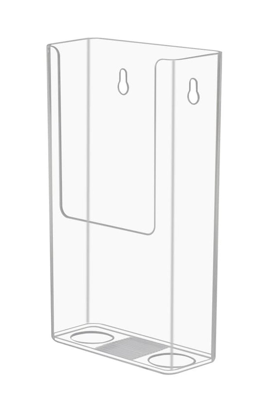 Tri Fold Literature Menu Brochure Holder Countertop or Wall Close Up