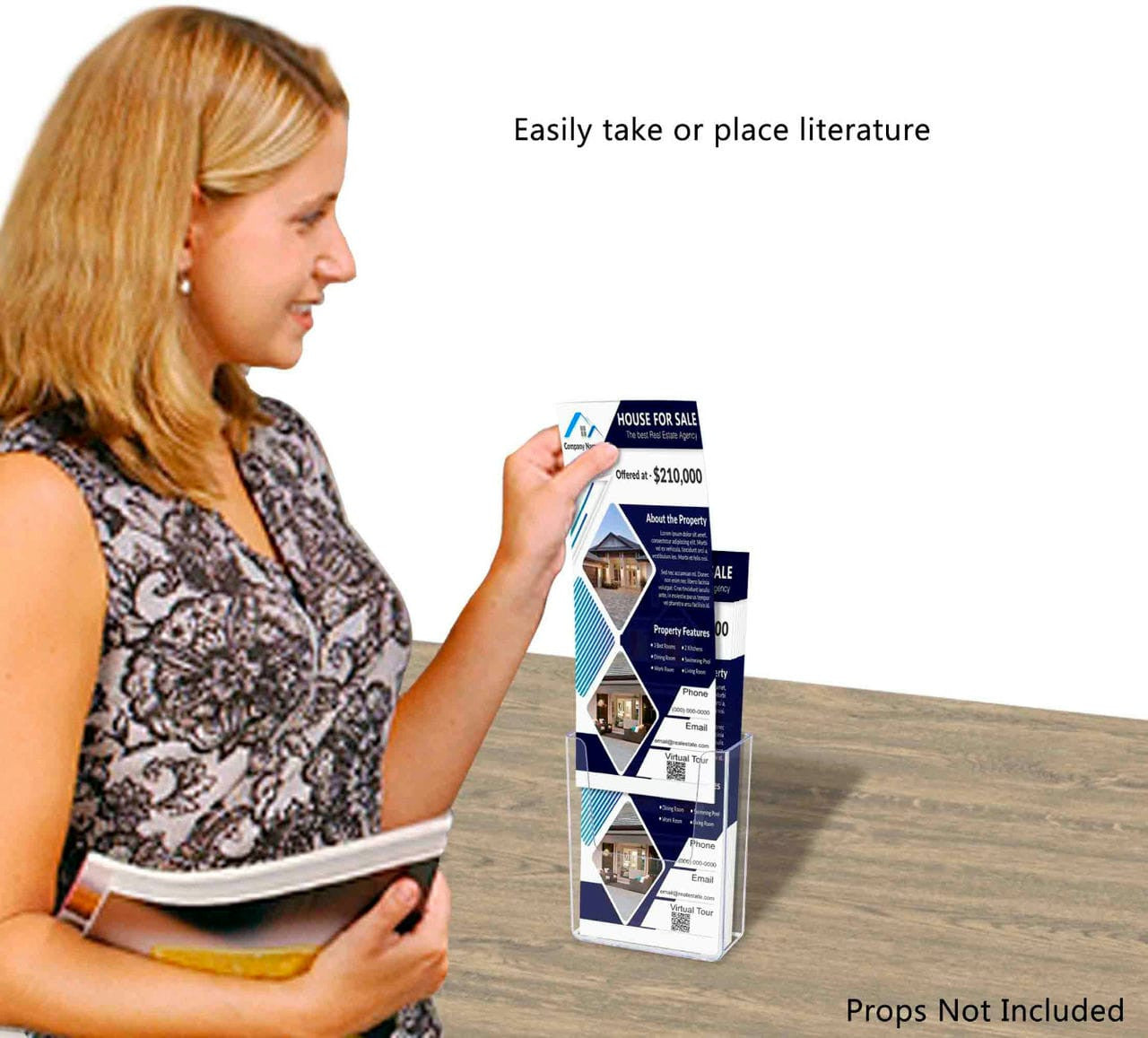 Easily take or place literature