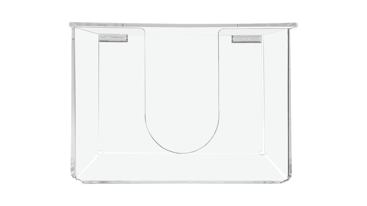 Face Mask or Glove Dispenser with Hinged Lid Countertop Stand