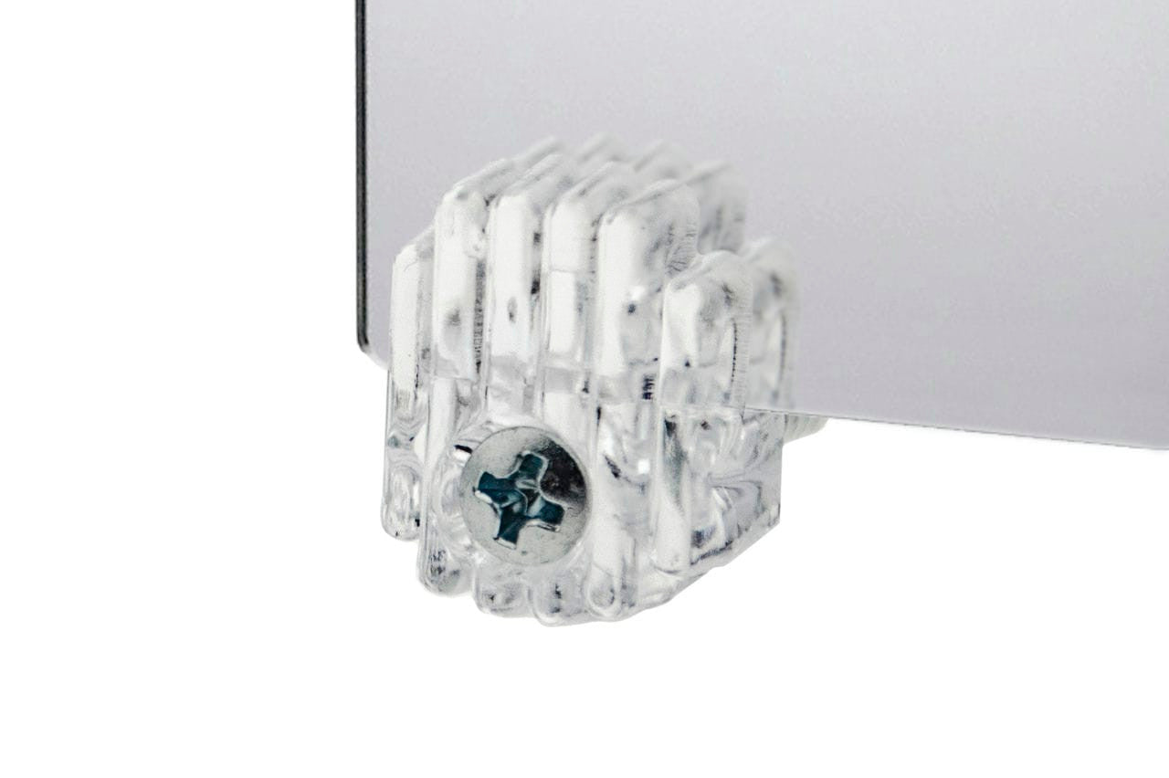 Acrylic Mirror Clips 4 Pack Hanging Hardware Accessories
