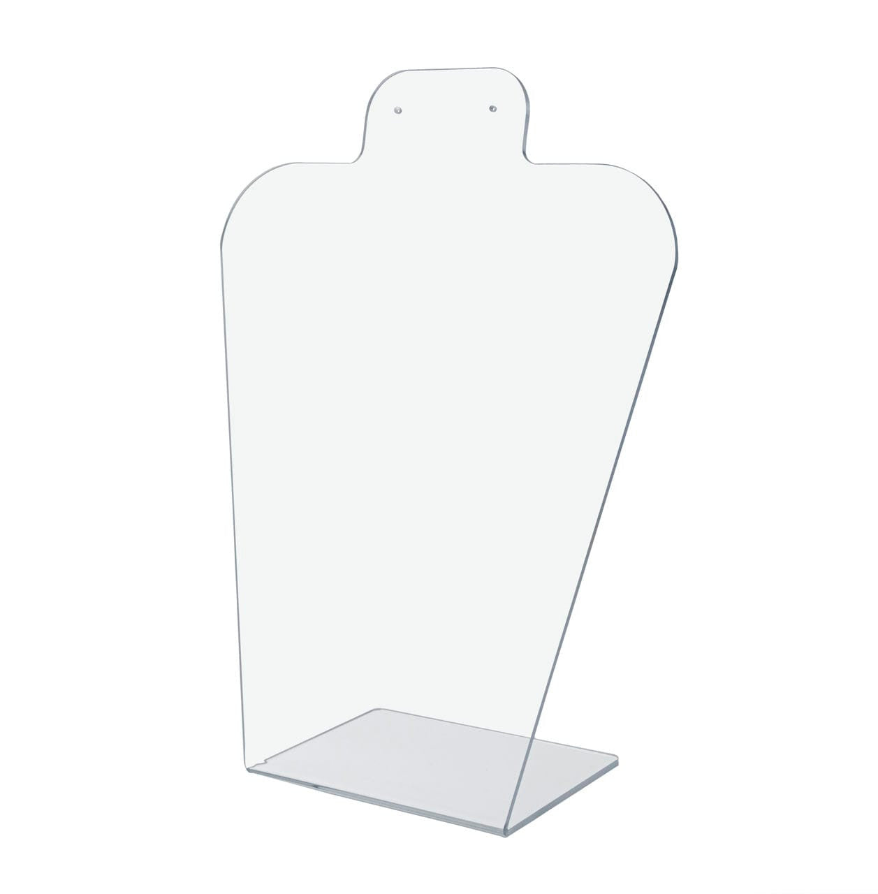 Twelve Inch High Earring Necklace Display Holder Slant Back Countertop Stand