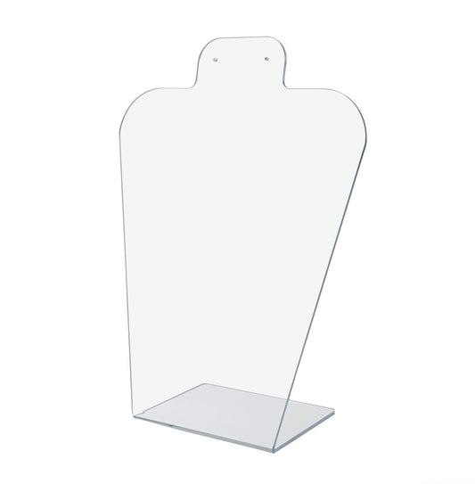 Twelve Inch High Earring Necklace Display Holder Slant Back Countertop Stand