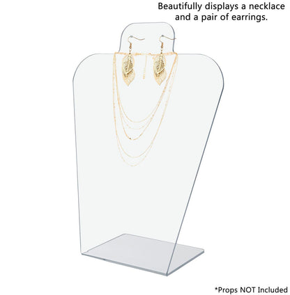 Earring Necklace Display Holder Slant Back Stand Vanity