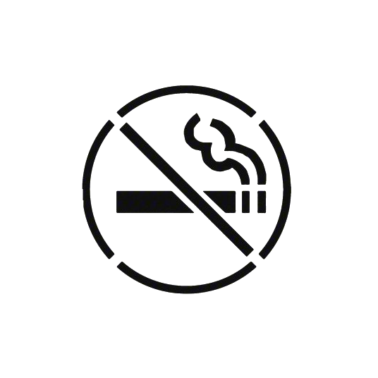 No Smoking Stencil 26" for Painting Floors or Walls