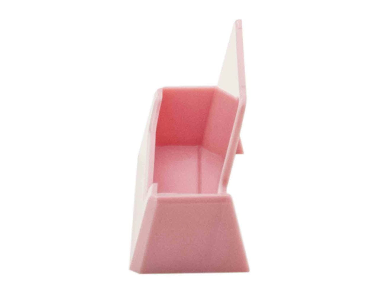 Light Pink Business Card Holder Pocket Countertop Display Stand