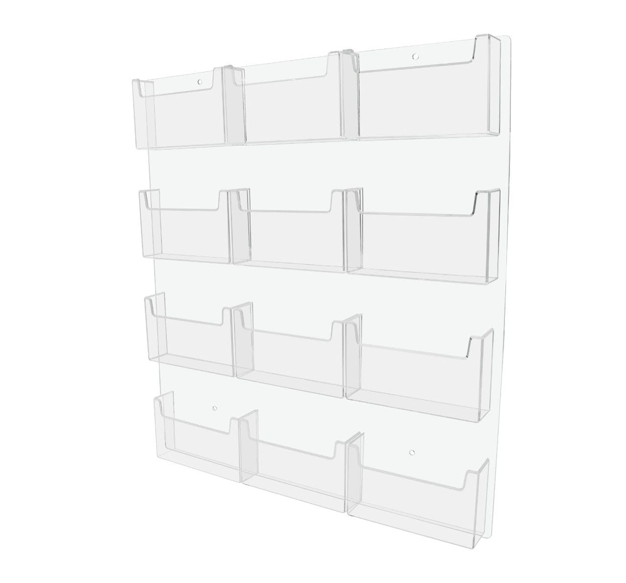Wall Postcard Holder 12 Pocket Organizer for 6"W Advertisements