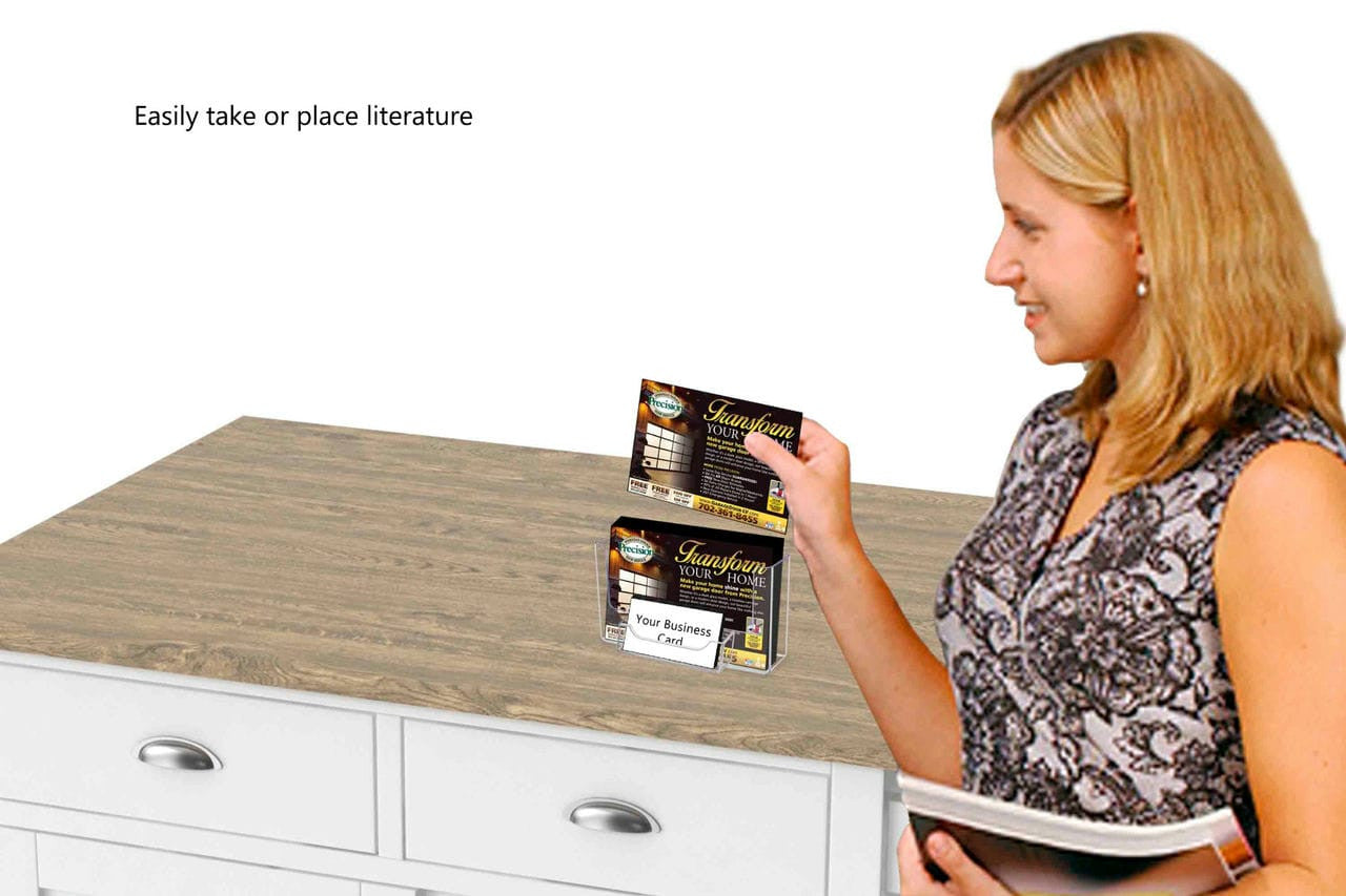 Easily take or place literature Six Inch Wide