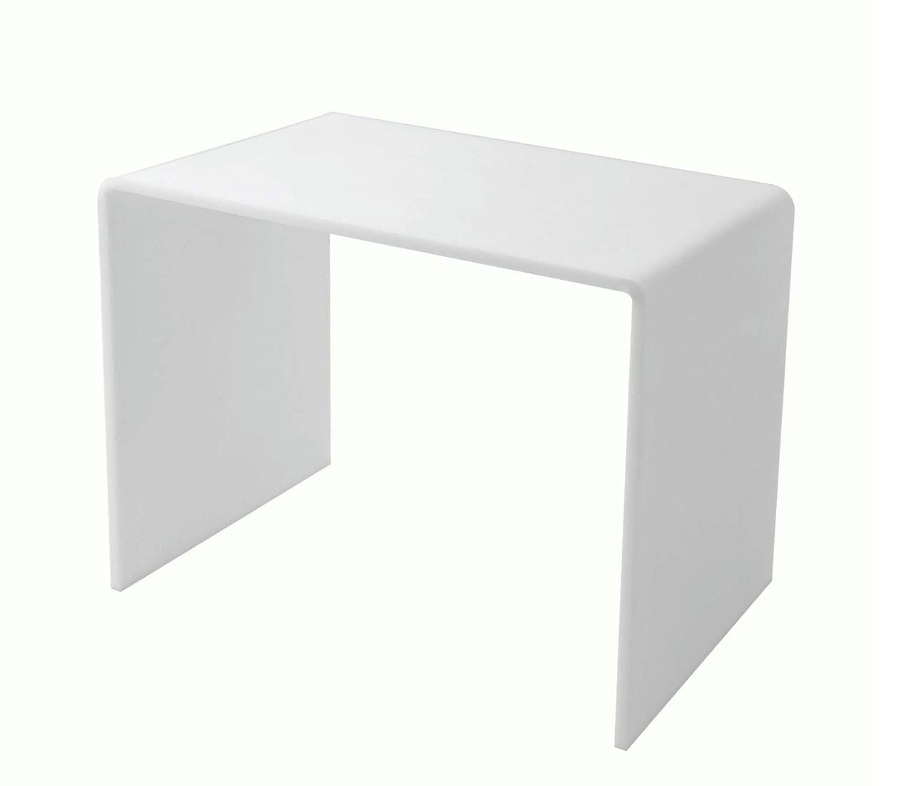 10.25" x 6" Riser Display Stand White Acrylic Showcase Platform