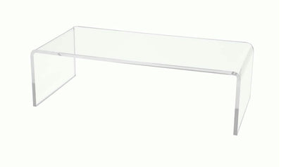 Clear Acrylic Display Riser 10" Long Showcase Retail Stand
