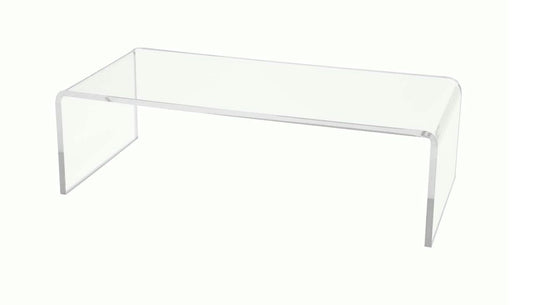 Clear Acrylic Display Riser 10" Long Showcase Retail Stand