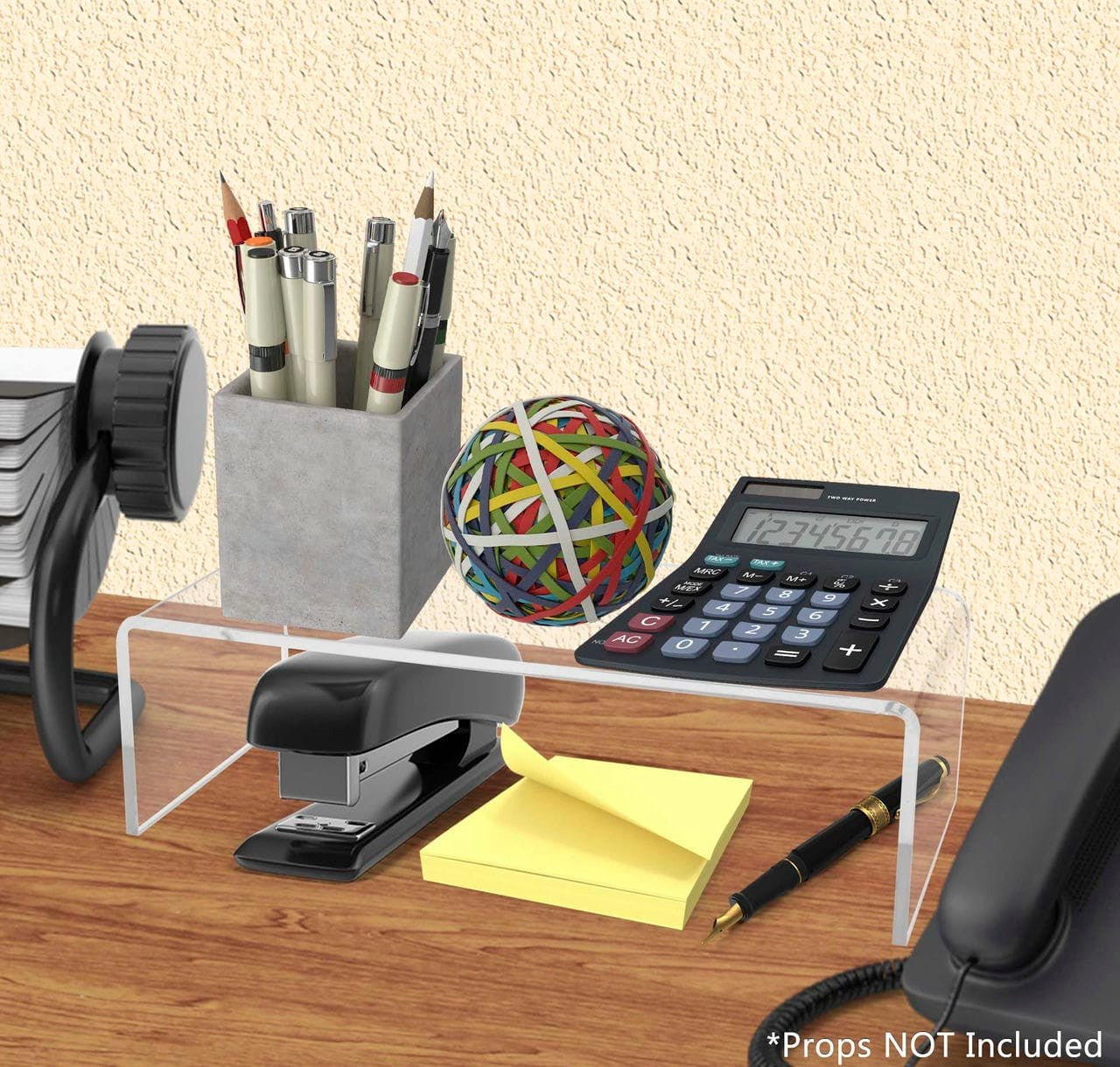 Clear Acrylic Display Riser 10" Long Showcase Retail Stand