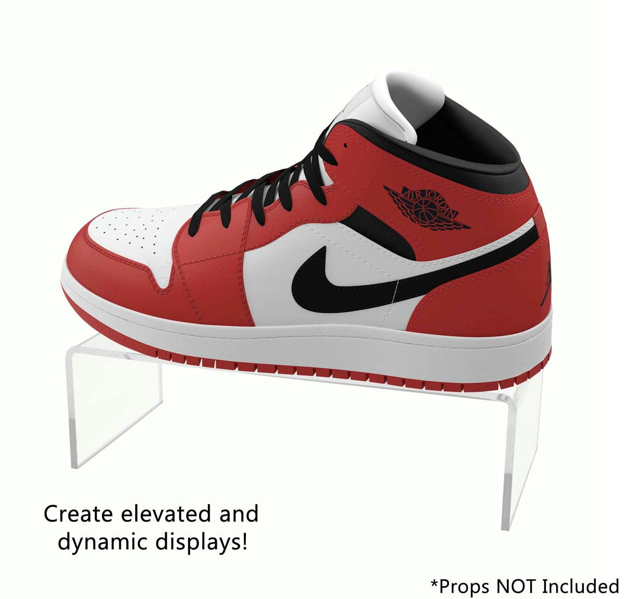 Clear Acrylic Display Riser 10" Long Showcase Retail Stand