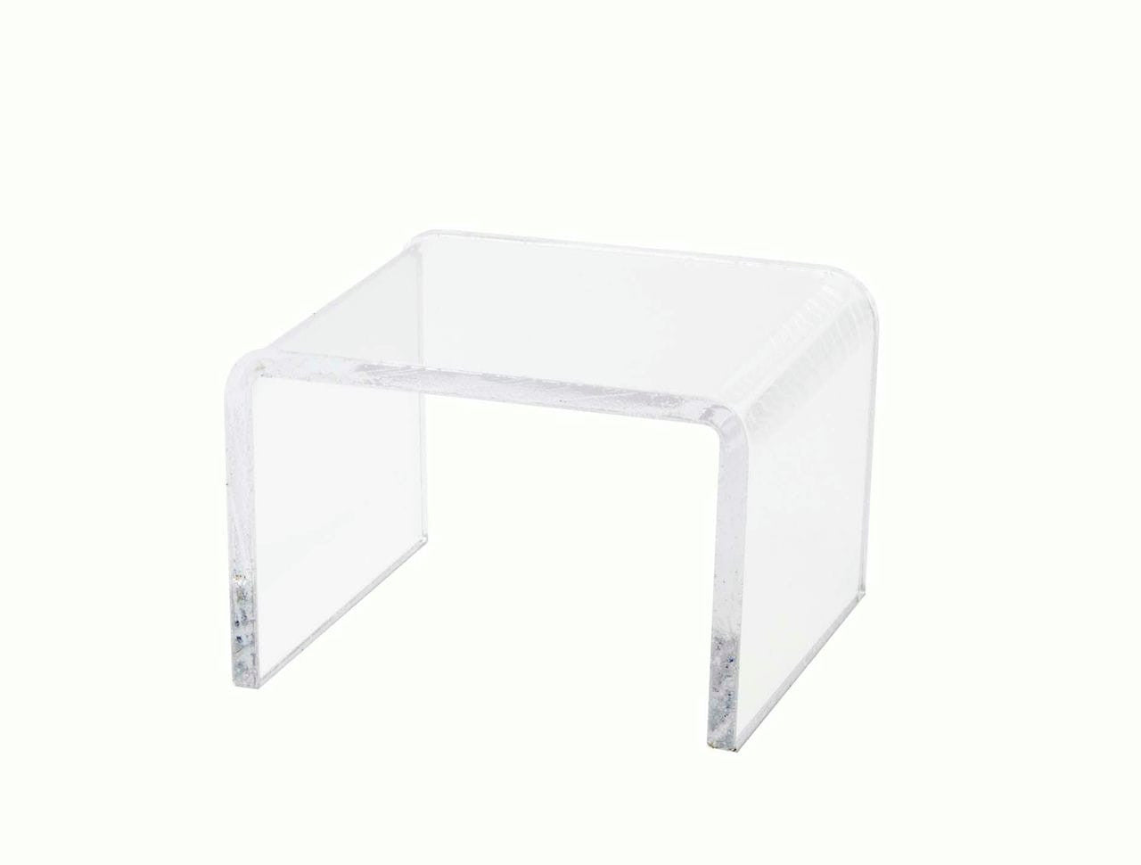 Clear Acrylic Display Riser 3" Showcase Retail Stand