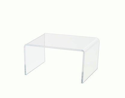 Clear Acrylic Display Riser 4" Retail Showcase Stand