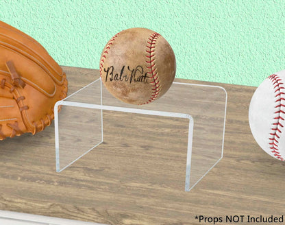 Clear Acrylic Display Riser 4" Retail Showcase Stand