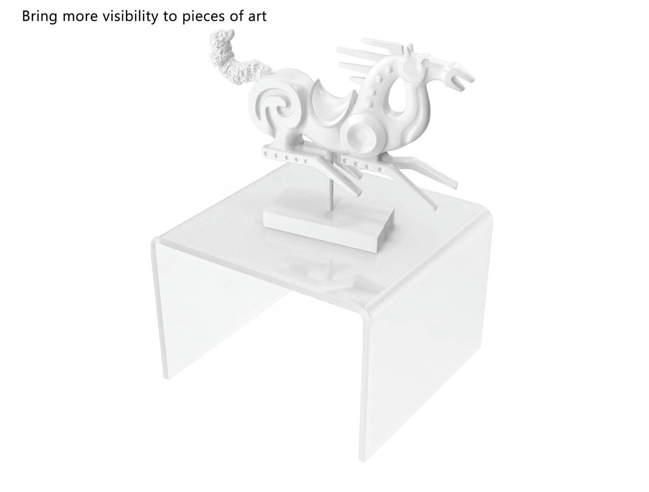 Acrylic Display Riser 6" x 4" Showcase Retail Stand