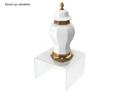 Acrylic Display Riser 6" x 4" Showcase Retail Stand