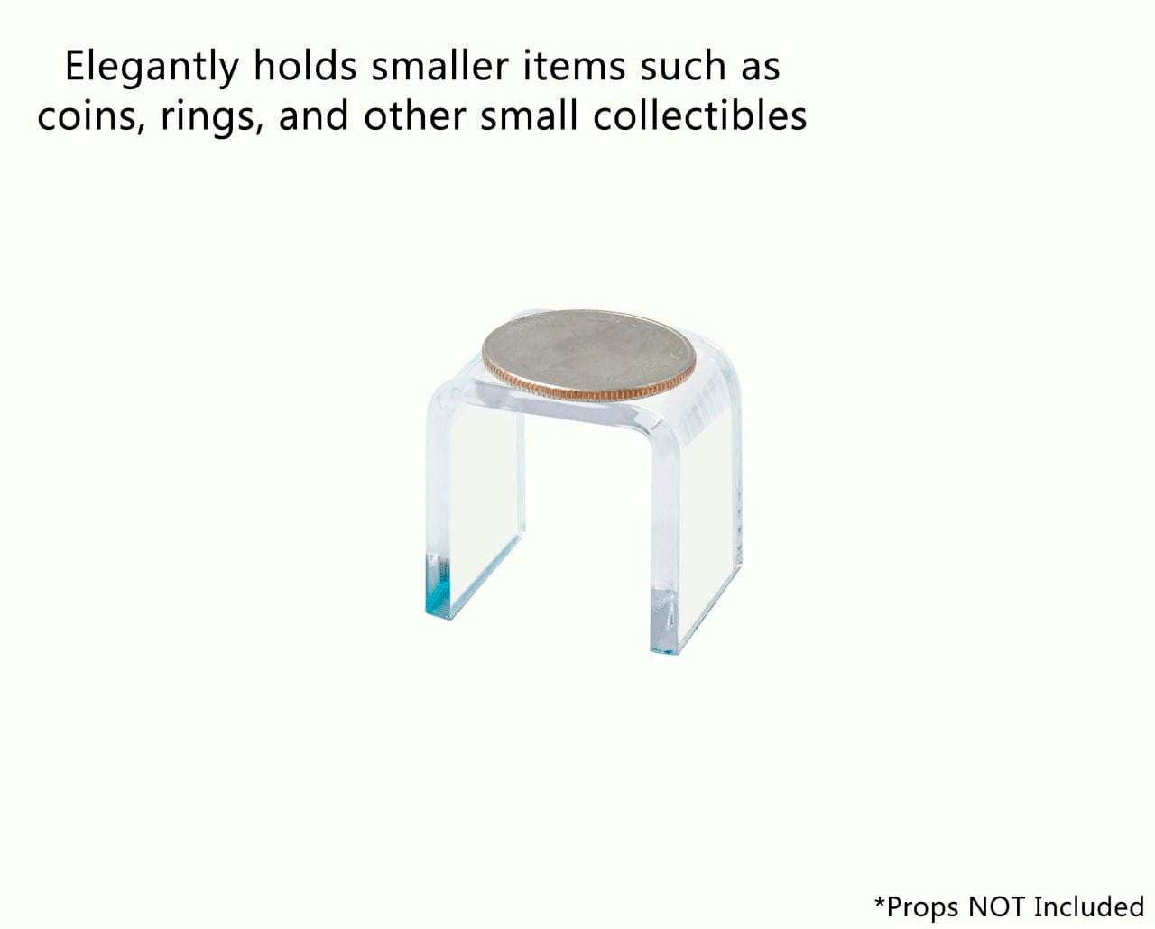 Elegantly holds smaller items such as coins rings and other small collectibles