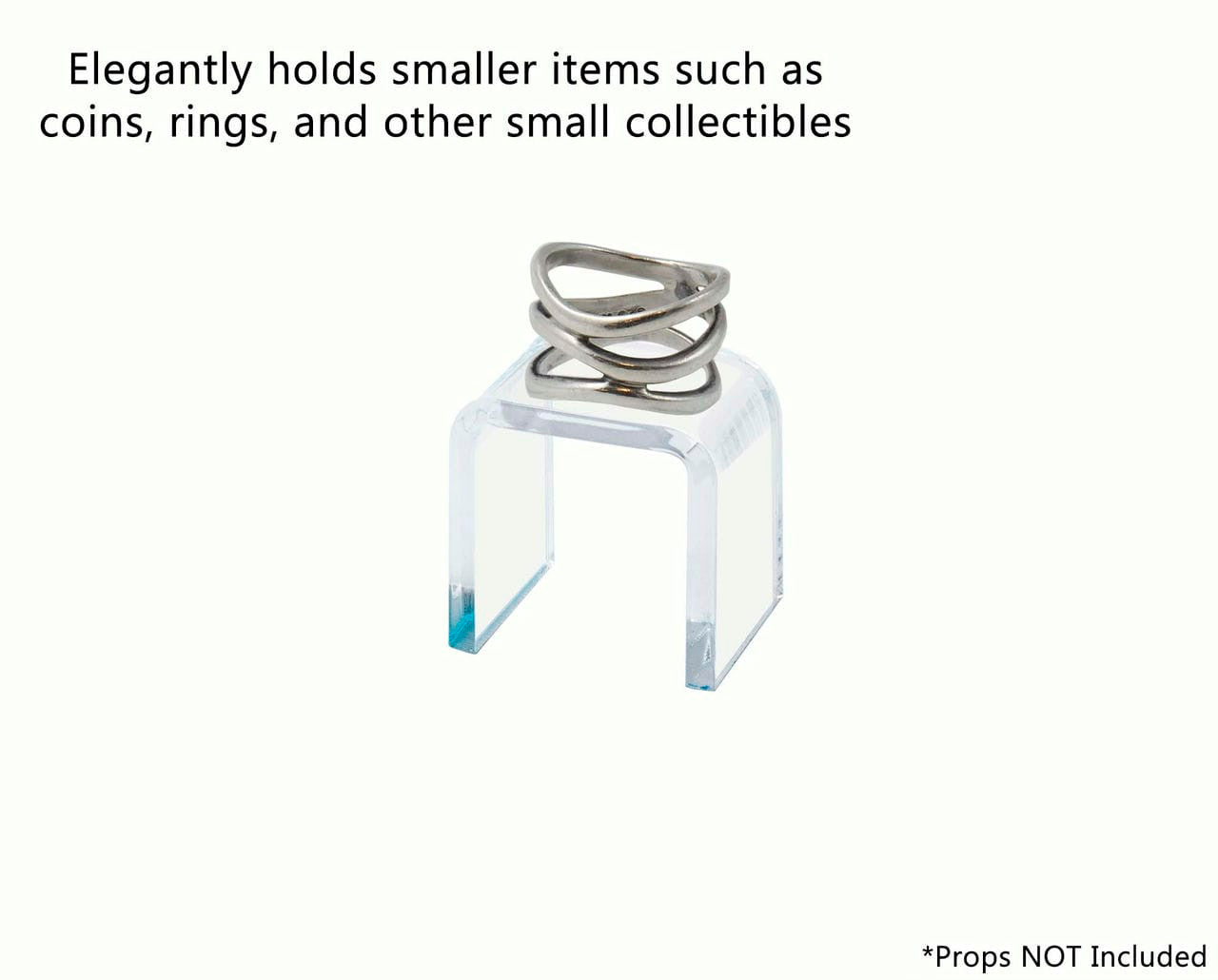 Elegantly holds smaller items such as coins rings and other small collectibles