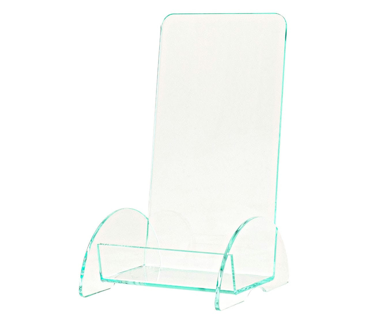 4"W Euro Style Trifold Brochure Holder Countertop Display