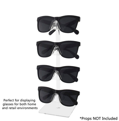 Eyewear Display Stand Sunglasses 4 Pair Tabletop with Square Base