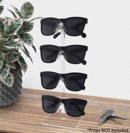 Square Display Stand Acrylic with sunglasses