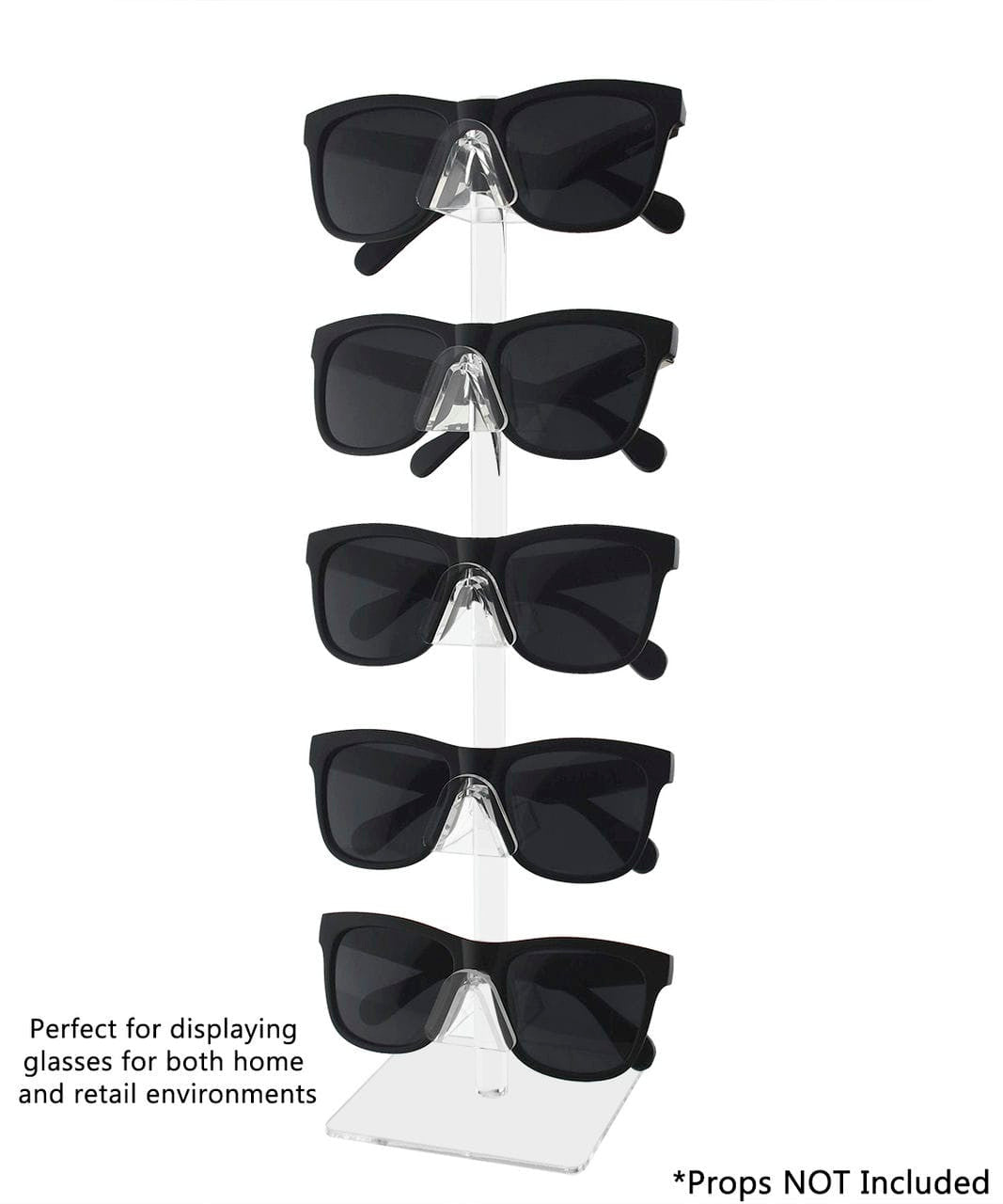 Five Tier Sunglasses Eyeglasses square stand