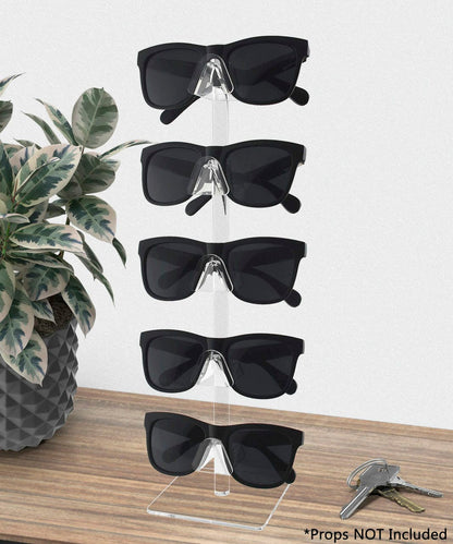 Five Tier Sunglasses Eyeglasses square stand