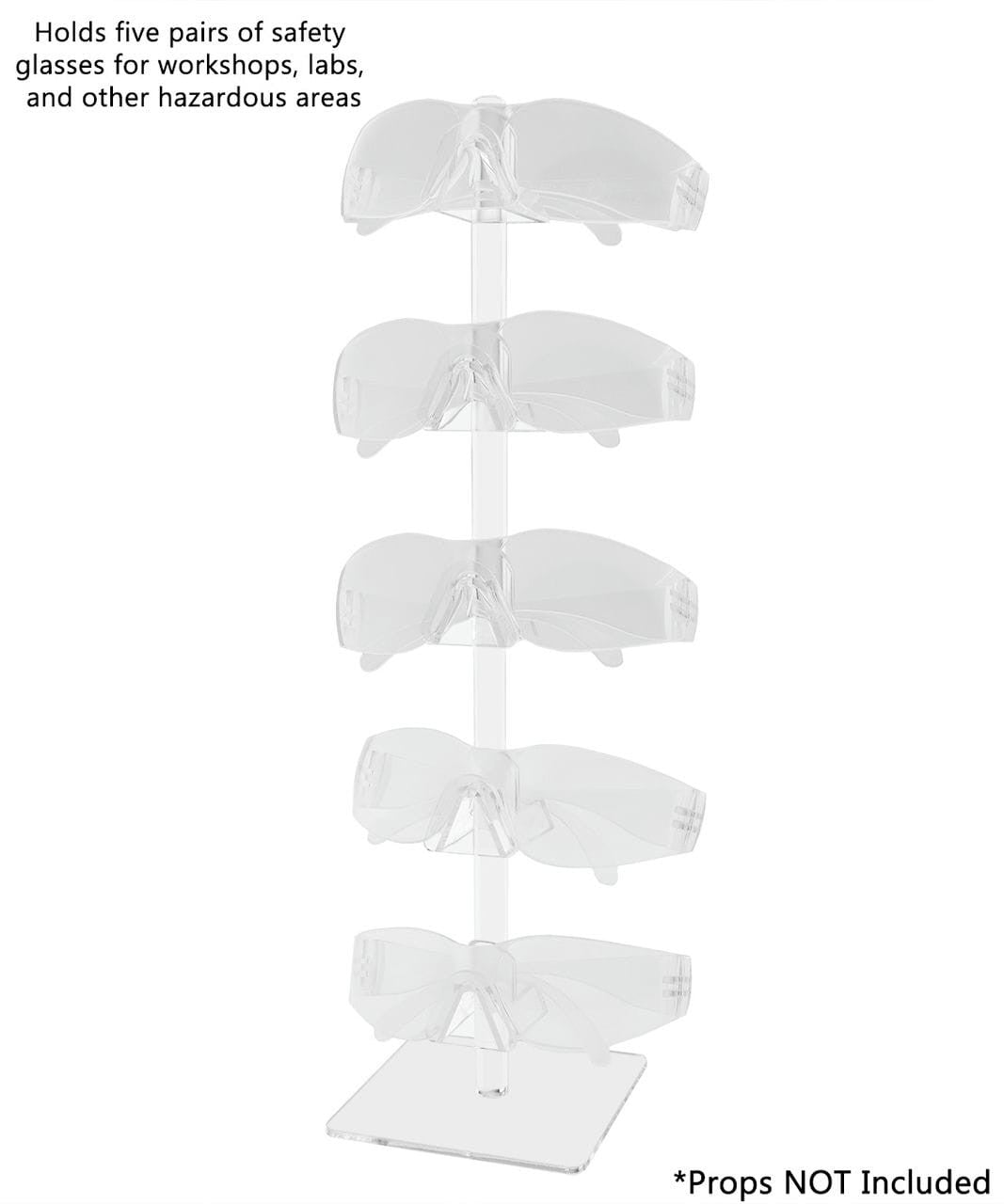 Five Tier Sunglasses Eyeglasses square stand