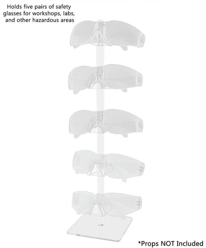 Five Tier Sunglasses Eyeglasses square stand