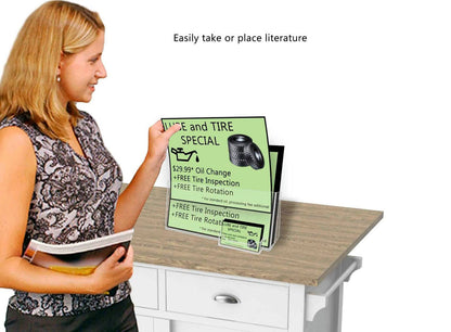 Easily take or place literature