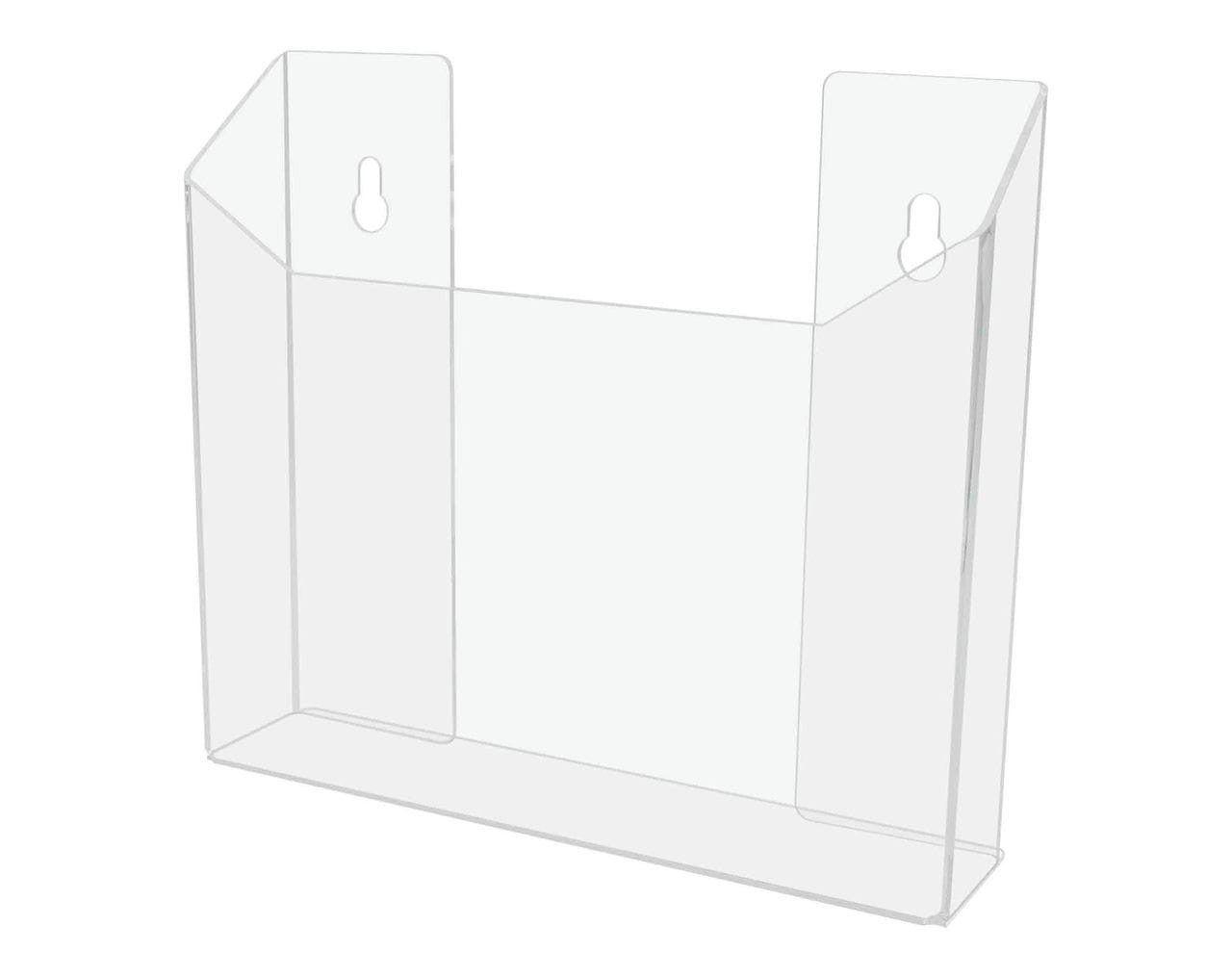 8.5"W Flyer Holder Wall Mount Catalog Display Rack