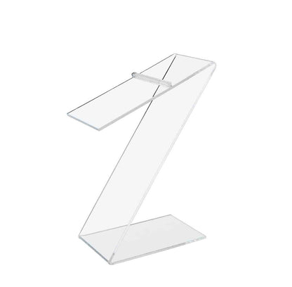 Acrylic Display Shoe Riser 6"H Z Shaped Footwear Stand