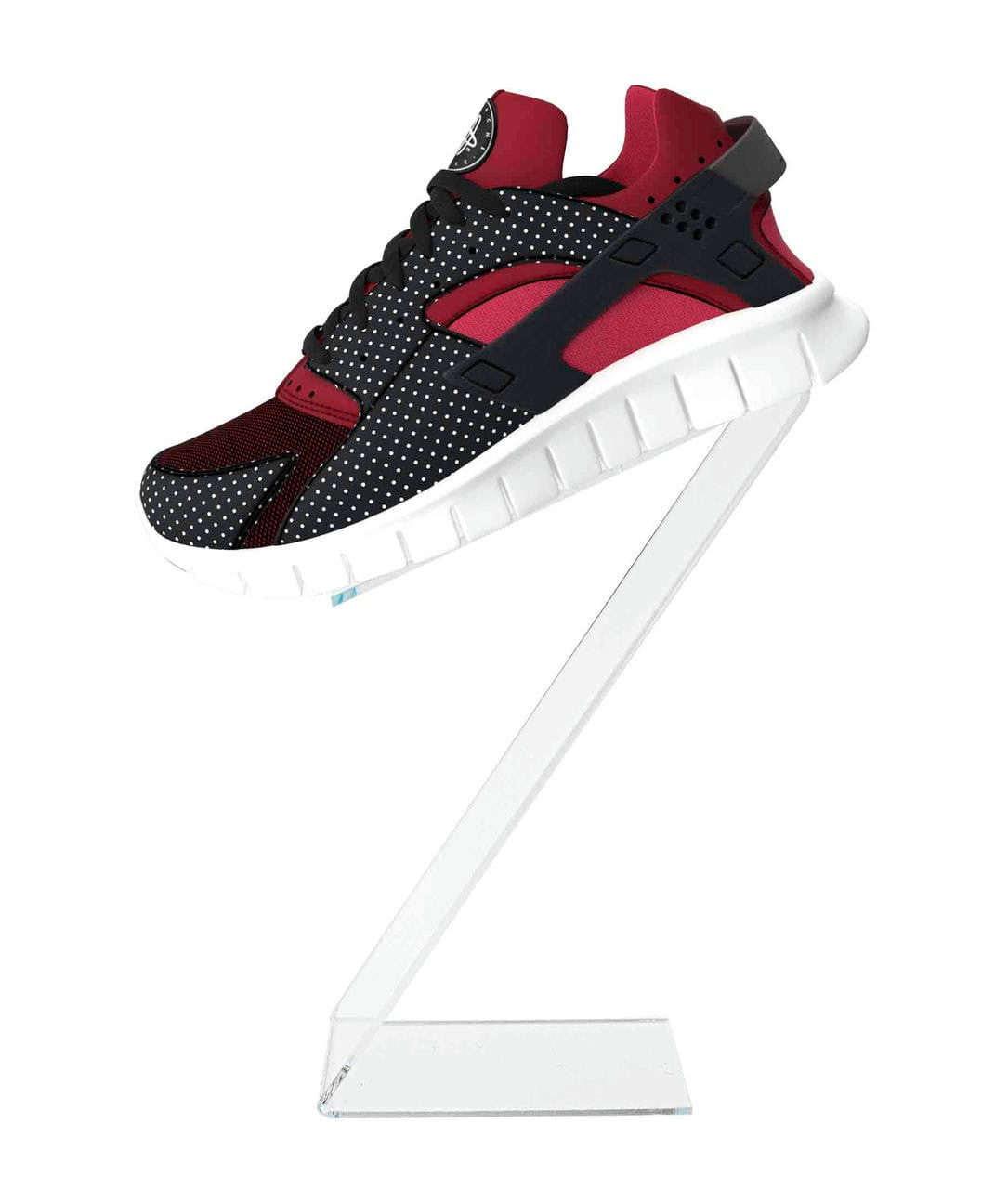 8.5"High Acrylic Display Shoe Riser  Z Shaped Footwear Stand