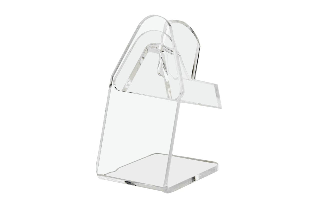 Slant Back Single Pair Eyewear Display Desk Organizer Stand