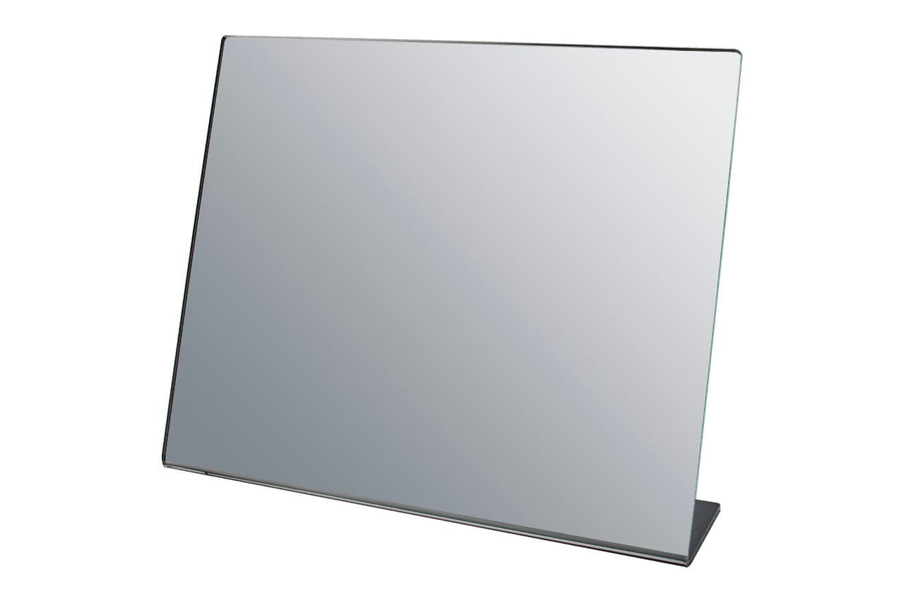 10" x 8" Acrylic Mirror Slant Back Freestanding Countertop Display