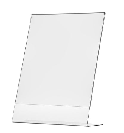 11"W x 14"H Sign Holder Large POP Retail Display Stand Slant Back
