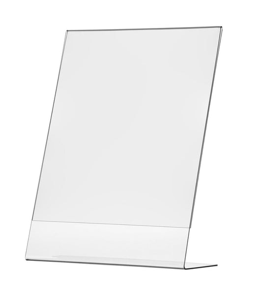 11"W x 14"H Sign Holder Large POP Retail Display Stand Slant Back