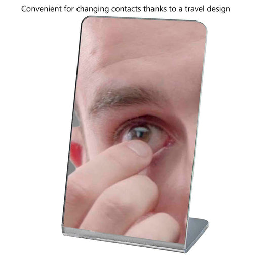 3" x 5" Acrylic Mirror Slant Back Freestanding Countertop Display