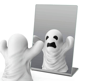 4" x 6" Acrylic Mirror Slant Back Freestanding Countertop Display