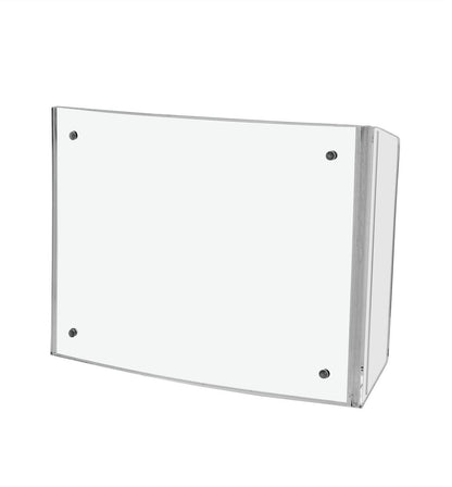 3.5"W x 5"H Curved Photo Display Frame with Magnet Closure and Base