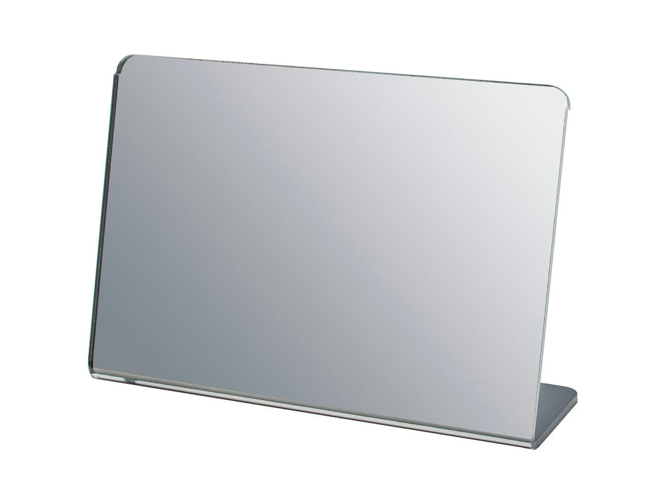 6" x 4" Acrylic Mirror Slant Back Freestanding Countertop Display
