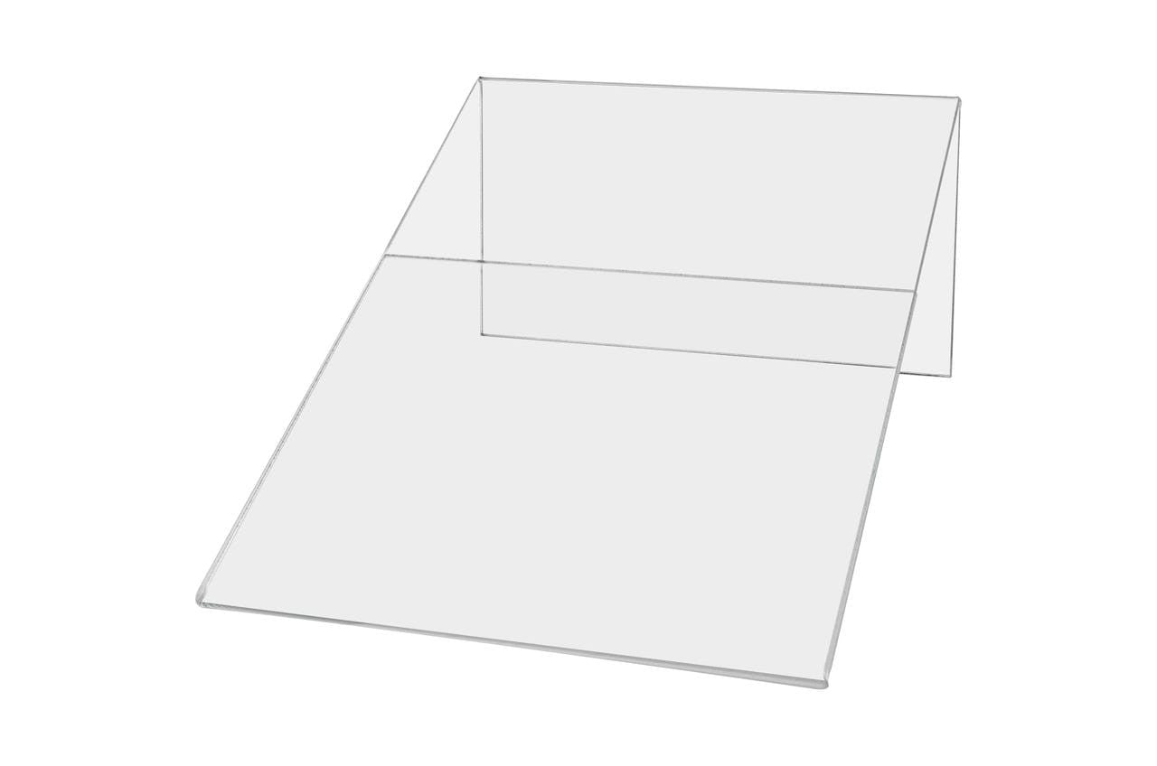 6"W x 9"H Sign Holder Menu Display Side Load Slant Back Holder