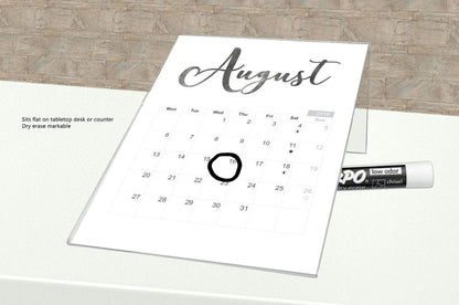 6"W x 9"H Sign Holder Menu Display Side Load Slant Back Holder