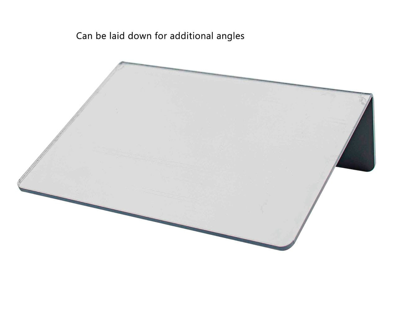 Seven by Five Slant Back Acrylic Mirror Countertop Jewelry Vanity Upside down