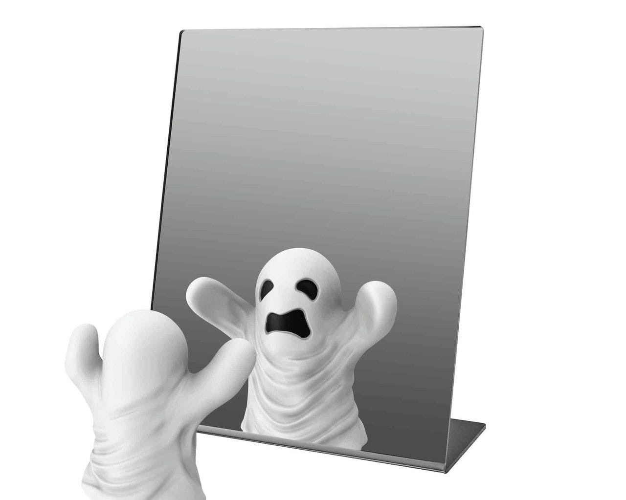 8" x 10" Acrylic Mirror Slant Back Freestanding Countertop Display