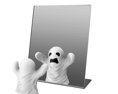 8" x 10" Acrylic Mirror Slant Back Freestanding Countertop Display