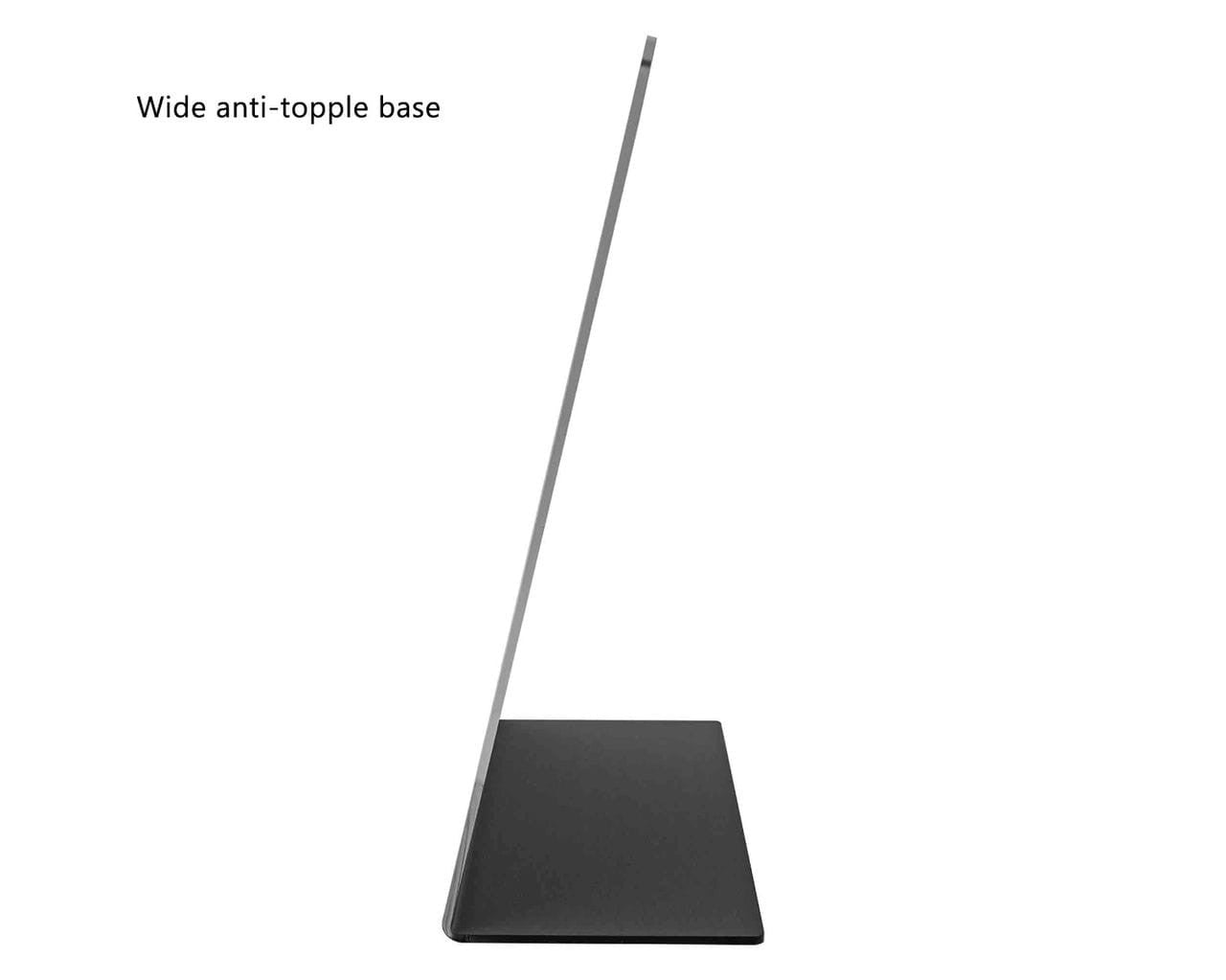 Eight by ten slanted Acrylic Vanity Mirror Countertop Lightweight