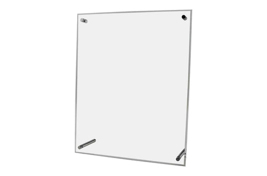 8.5"W x 11"H Slanted Print Sign Holder Display with Kick Stands